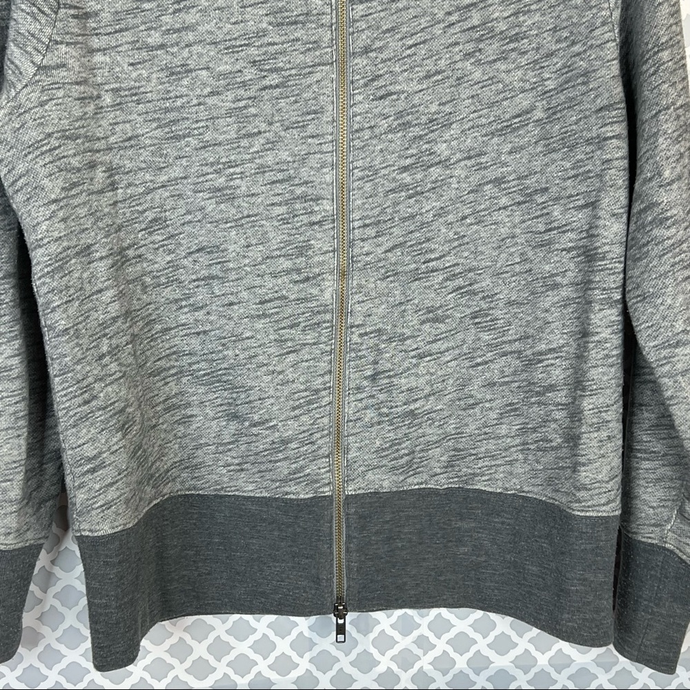GUC Madewell Heather Grey Back Zip Sweatshirt - Picture 7 of 11
